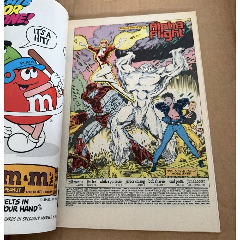 Alpha Fight #51 (1987) 1st Jim Lee Marvel